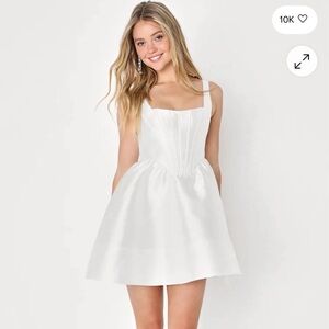 Elegant Lulus White Dress